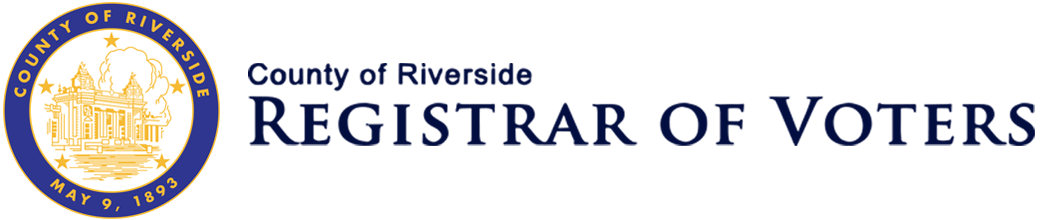 County of Riverside Registrar of Voters Logo